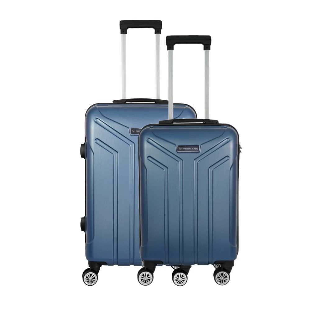 Vegmann Vela Mavi 2li Valiz Seti Orta Boy ,Kabin Boy