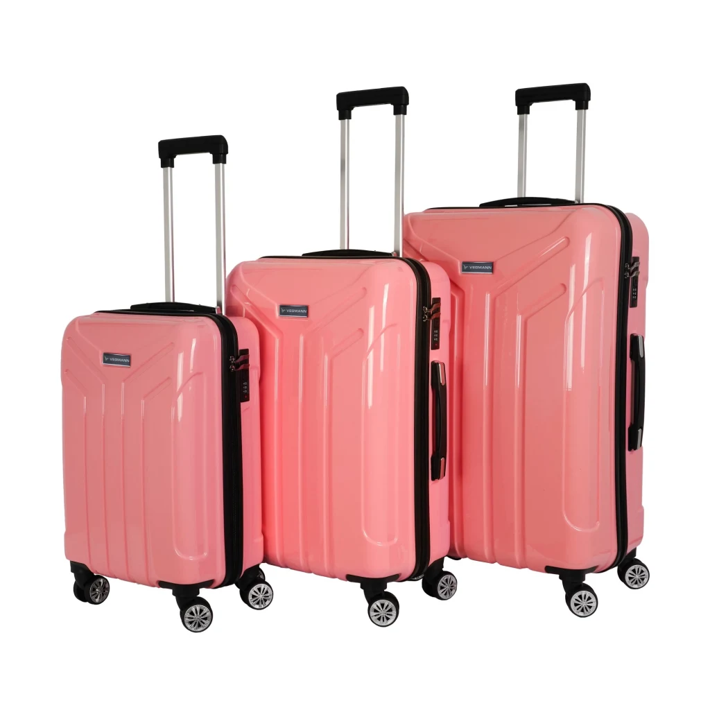 Vegmann Vela Pembe 3lü Valiz Seti