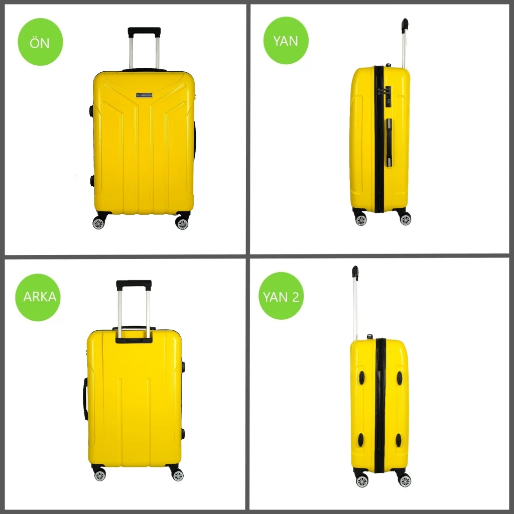 Vegmann Vela Sarı Büyük Boy Valiz