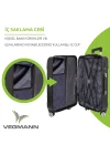 Vegmann Vela Siyah 3lü Valiz Seti