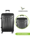 Vegmann Vela Siyah 3lü Valiz Seti