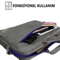 Vegmann Av6900 Gri 15.6 Inç Uyumlu Laptop Bilgisayar Evrak Çantası