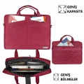 Vegmann AV-6457 17.3 inç Notebook Laptop Evrak Çantası - Bordo