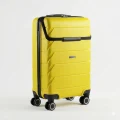 Vegmann Avalon Laptop Bölmeli PP Kırılmaz Sarı Kabin Boy Valiz