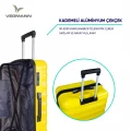 Vegmann Delphin Sarı 3 lü Valiz seti