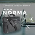 Vegmann Norma 15.6 inç Dizüstü Bilgisayar Uyumlu Evrak ve Laptop Çantası