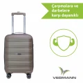 Vegmann Polipropilen (PP) Atlas Gold Kabin Boy Valiz