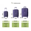 Vegmann Polipropilen (PP) Atlas Lacivert Kabin Boy Valiz