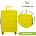 Vegmann Polipropilen (PP) Atlas Sarı Orta Boy Valiz