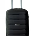 Vegmann Polipropilen (PP) Atlas Siyah Kabin Boy Valiz