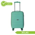 Vegmann Polipropilen (PP) Atlas Su Yeşili Kabin Boy Valiz