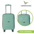 Vegmann Polipropilen (PP) Atlas Su Yeşili Kabin Boy Valiz