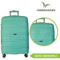 Vegmann Polipropilen (PP) Atlas Su Yeşili Orta Boy Valiz