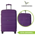 Vegmann Polipropilen (PP) Atlas Violet Orta Boy Valiz