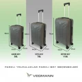 Vegmann Self-Weighed Scavel Antracite Large Suitcase