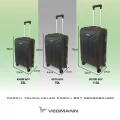 Vegmann Self-Weighed Scavel Black Large Suitcase