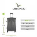 Vegmann Vela Antrasit Büyük Boy Valiz