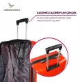 Vegmann Vela Kırmızı 3lü Valiz Seti