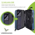 Vegmann Vela Mavi 3lü Valiz Seti
