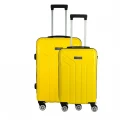 Vegmann Vela Sarı 2li Valiz Seti Orta Boy ,Kabin Boy