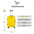Vegmann Vela Sarı Orta Boy Valiz