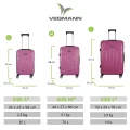 Vegmann Vela Violet 3lü Valiz Seti