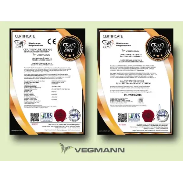 Vegmann Tartılı Scadel Mavi Büyük Boy Valiz