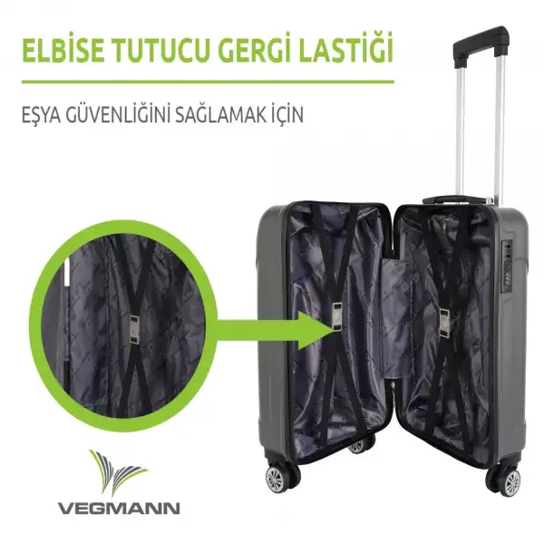 Vegmann Vela Antrasit Kabin Boy Valiz