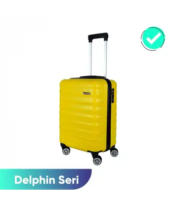 Vegmann Delphin Sarı Kabin Boy Valiz