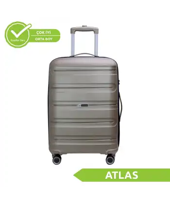 Vegmann Polipropilen (PP) Atlas Gold Orta Boy Valiz