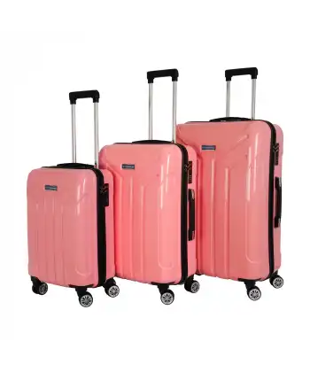 Vegmann Vela Pembe 3 lü Valiz Seti