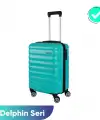 Vegmann Delphin Su Yeşili Kabin Boy Valiz
