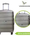 Vegmann Polipropilen (PP) Atlas Gold Büyük Boy Valiz
