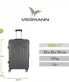 Vegmann Vela Antrasit Büyük Boy Valiz