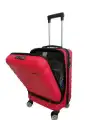 Vegmann Wave Laptop Bölmeli Kırmızı Kabin Boy Valiz