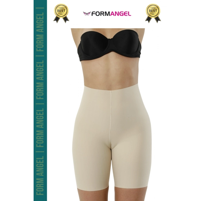 #Korse Lazer Kesim İz Göstermeyen Kaymaz Toparlayıcı Sıkılaştırıcı Paçalı Hayalet Korse - 2 Adet