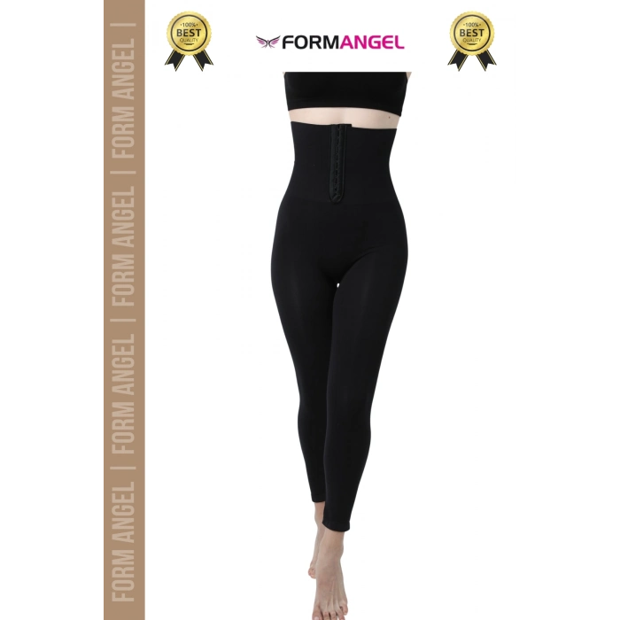 #Tayt İç Göstermeyen Karın Mide Bel Toparlayan Sıkılaştıran Kadın Spor Agraflı Yüksek Bel Korse Tayt