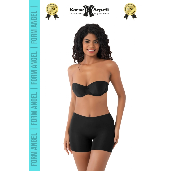 #Korse İz Göstermeyen Kaymaz Basen Toparlayıcı Şekillendiren Lazer Kesim Korse Boxer - 2 Adet