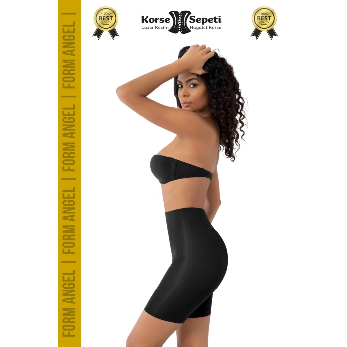 #Korse İz Yapmayan Kaymayı Önleyen Toparlayıcı Sıkılaştıran Lazer Kesim Paçalı Korse - 5 Adet