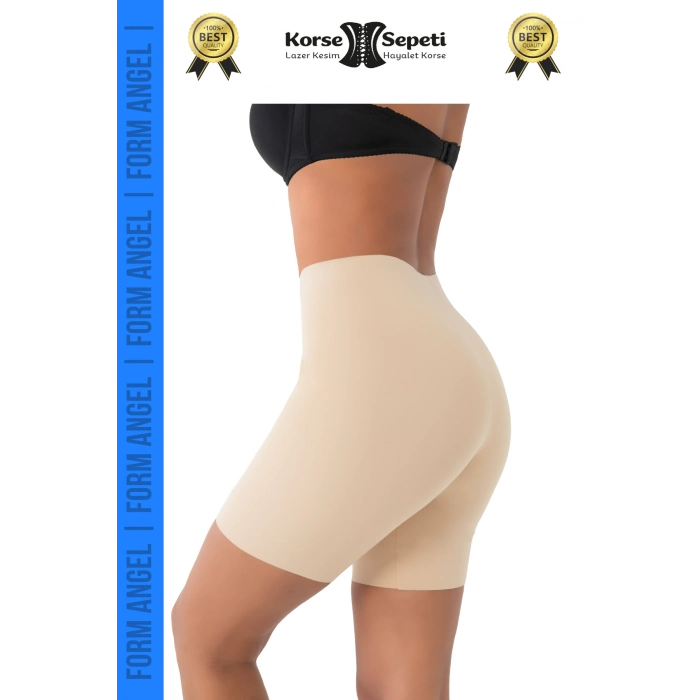 #Korse İz Yapmayan Kaymayı Önleyen Toparlayıcı Sıkılaştıran Lazer Kesim Paçalı Korse - 4 Adet