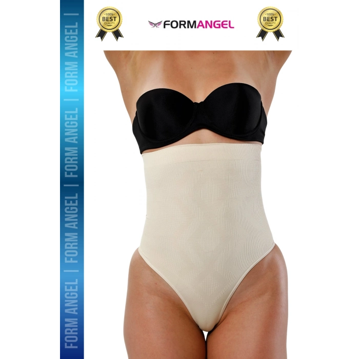 #Korse Seamless Dikişsiz Toparlayıcı Vücut Şekillendiren Kaymaz Yüksek Bel String Korse 2li Set