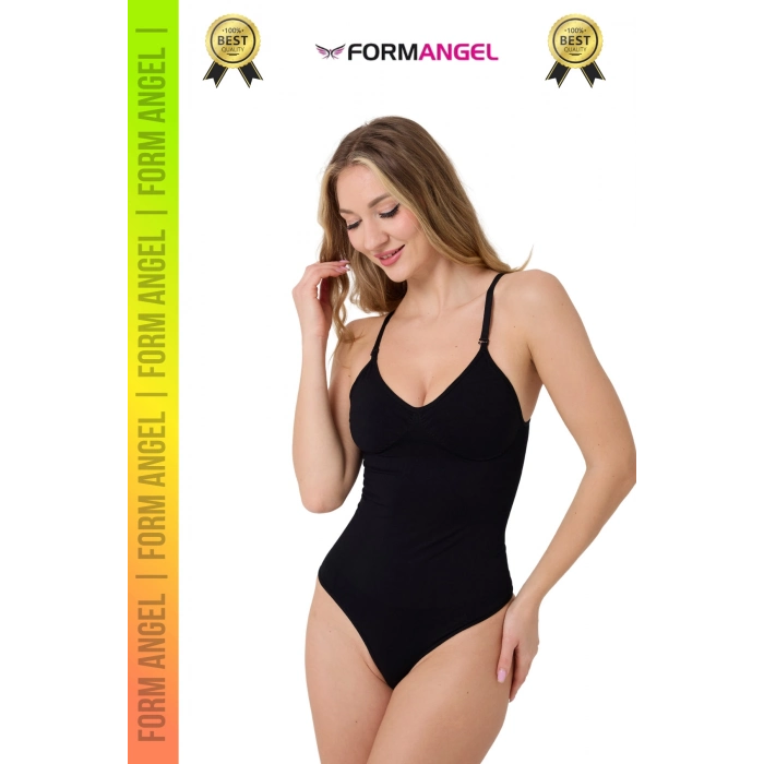 #Korse İz Bırakmayan Kaymaz Seamless Toparlayıcı Dikişsiz Kadın Çıtçıtlı String Body Korse 2li Set
