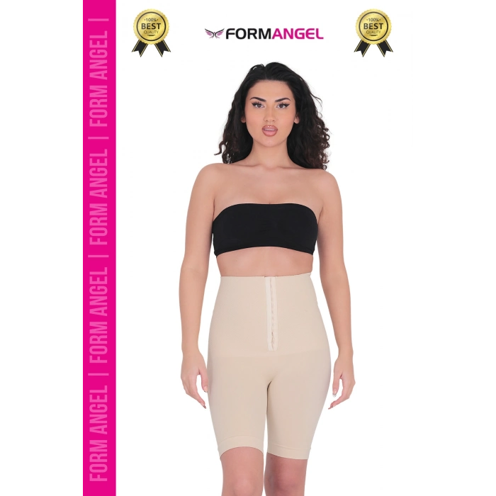 #Korse Yüksek Bel Karın Mide Toparlayıcı Popo Sıkılaştırıcı Paçalı Kadın Agraflı Korse 2li Set