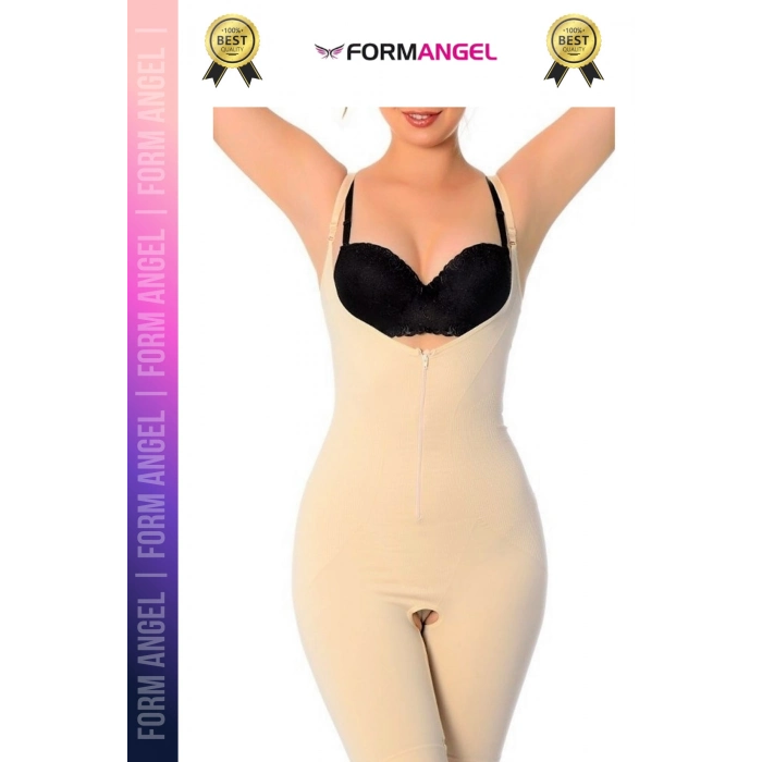 #Korse Vücut Şekillendiren Toparlayıcı Özel Bölgesi Açık Kaymaz Fermuarlı Tam Boy Korse 2li Set