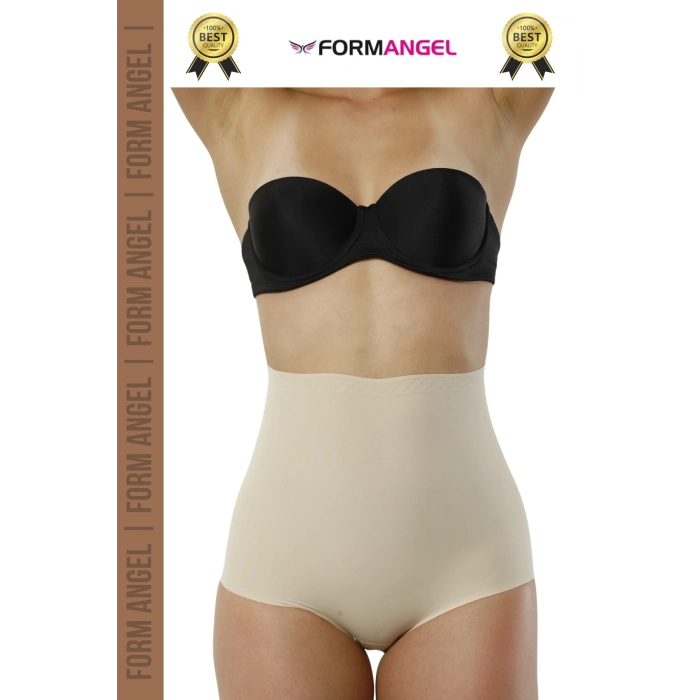 #Korse 2 Beden İncelten Toparlayıcı İz Göstermeyen Kaymaz Kadın Lazer Kesim Slip Korse 4lü Set