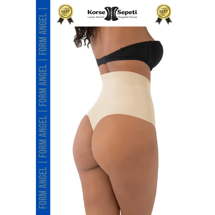 #Korse İz Yapmaz Göstermeyen Kaymaz Doku Toparlayıcı Sıkılaştıran Lazer Kesim String Korse 2li Set