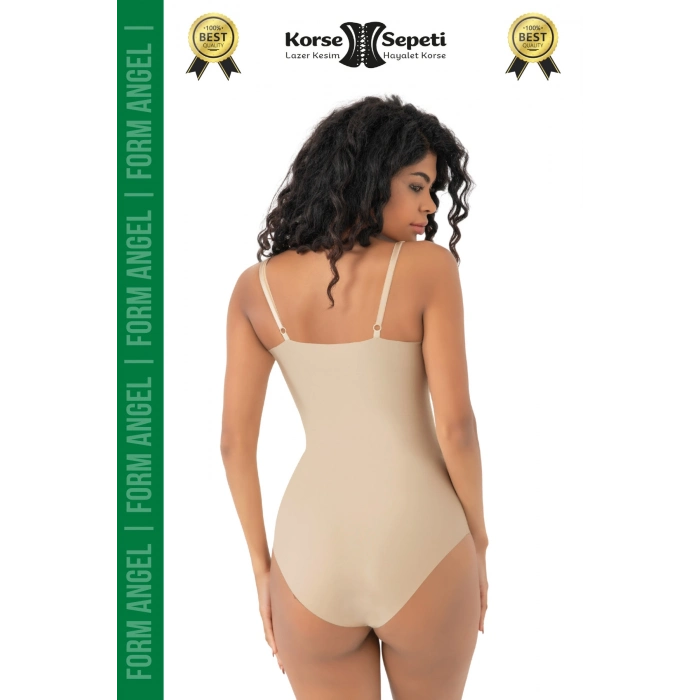 #Korse Kayma Önleyen 2 Beden Küçülten İz Yapmayan Lazer Kesim Göğüs Destekli Body Korse 6lı Set