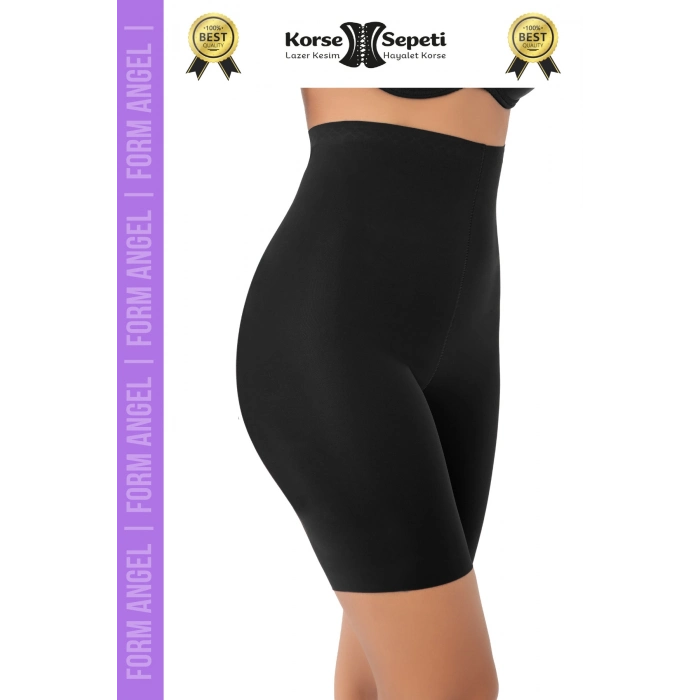 #Korse Kaymayı Önleyen 2 Beden Küçülten Toparlayıcı Lazer Kesim Yüksek Bel Paçalı Korse 6lı Set