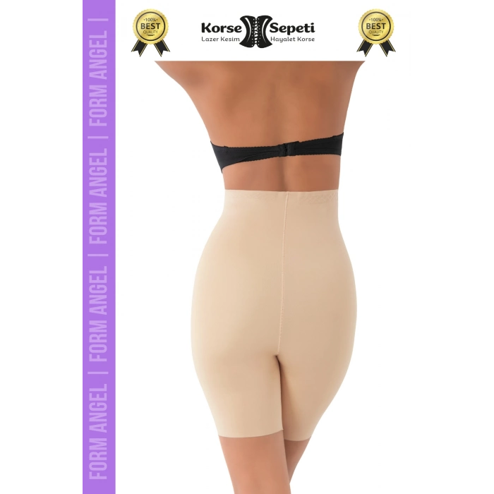#Korse Kaymayı Önleyen 2 Beden Küçülten Toparlayıcı Lazer Kesim Yüksek Bel Paçalı Korse 6lı Set