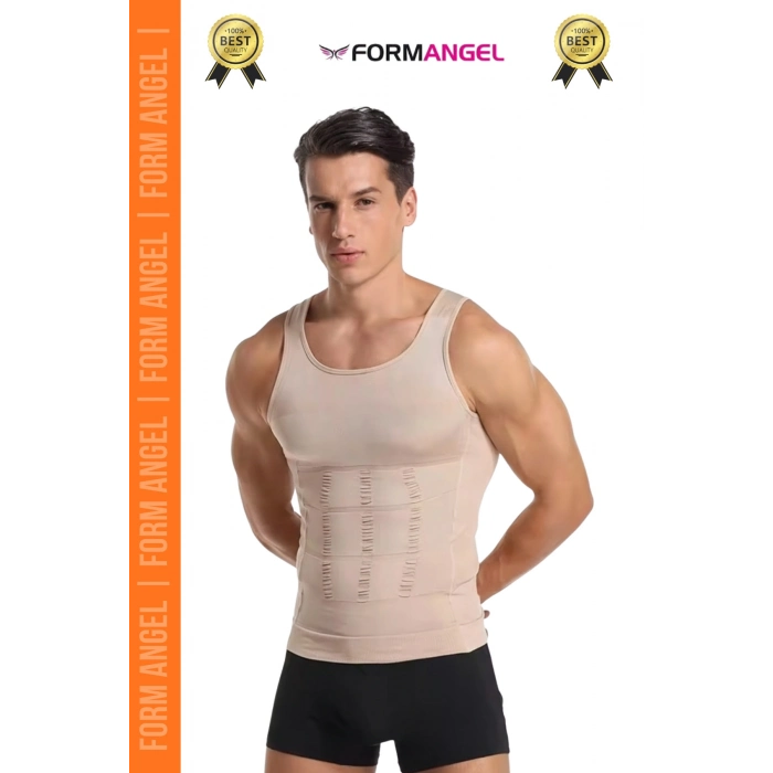 #ErkekKorse Dik Duruş Vücut Bel Göğüs Toparlayıcı Göbek Sıkılaştırıcı Erkek Korse Atlet 6lı Set